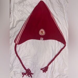 Team Canada 2006 Torino Winter Olympics HBC Red Winter Tassels Toque Beanie Hat